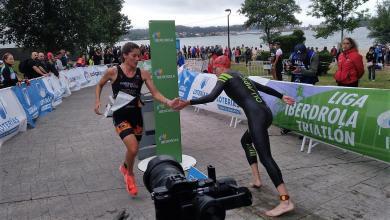 Relevo en el Campeonato de España de Triatlón Relevos Mixtos