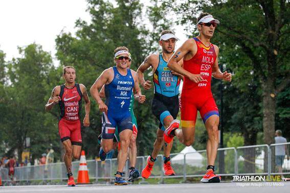 Mario Mola at the head of the WTS Montreal 2019