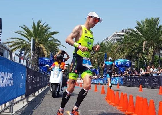 Frederick Van Lierde à l'IRONMAN Niza lors du test.