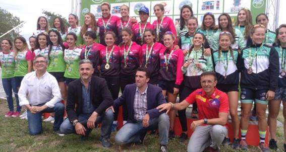 Cidade de Lugo Fluvial gana el Campeonato de España de Triatlón por Clubes femenino 2019 en Boiro, tercera jornada de la Liga Iberdrola de Triatlón
