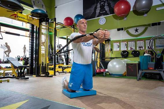 exercises with rubbers for CORE