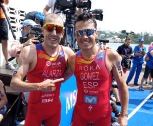 Fernando Alarza y Javier Gómez Noya en las WTS