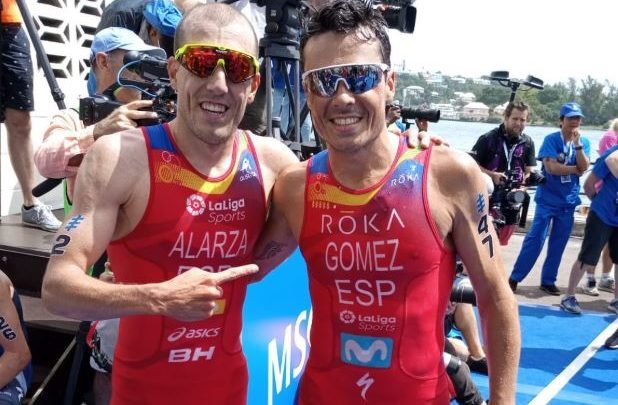 Fernando Alarza e Javier Gómez Noya na WTS