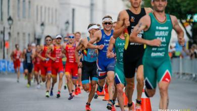 Course à pied dans la série mondiale de triathlon