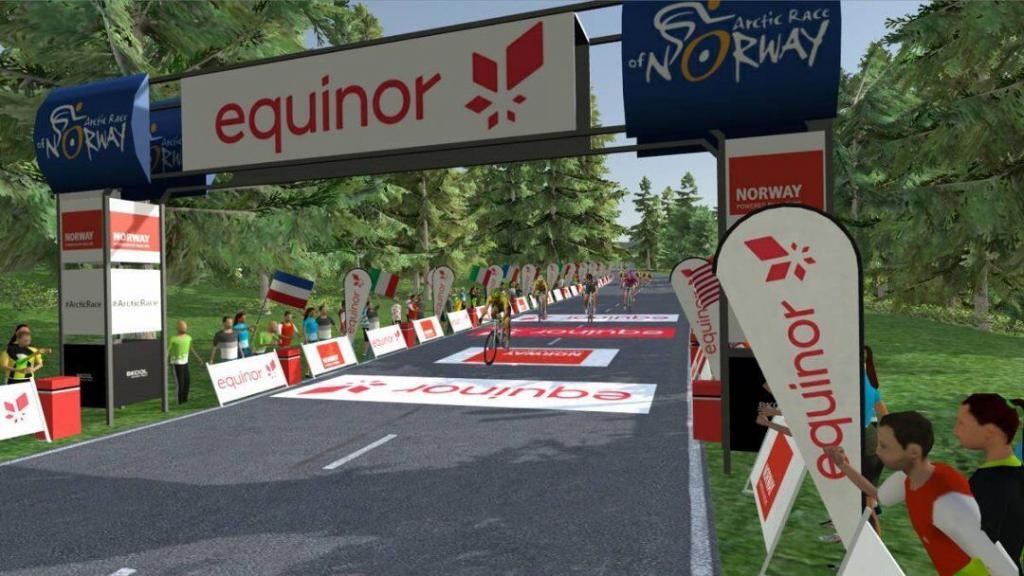 simulación del Arctic Race of Norway con Bkool