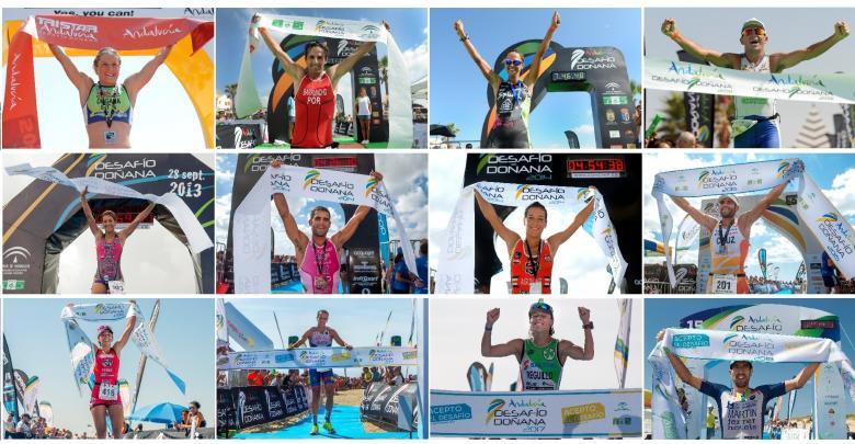 A British, an Italian, a Portuguese and nine Spanish winners of the previous editions of the Doñana Challenge