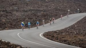 Setor de ciclismo na ilha de Lanzarote