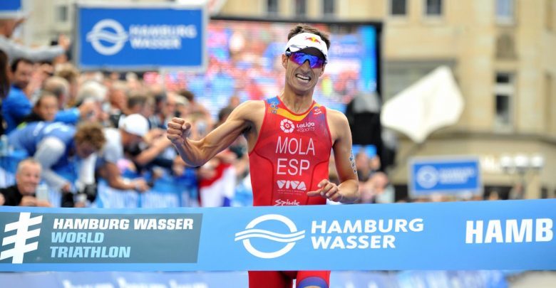 Mario Mola remportant le WTS Hamburg 2018