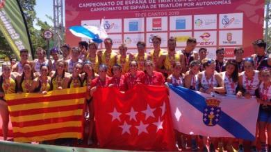 podium Campeonato de España de Triatlón por Autonomías