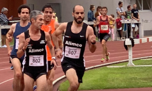 Martín Fiz in the 5.000 meters of Durango