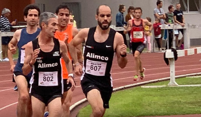 Martín Fiz in the 5.000 meters of Durango