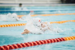 Entraînement de natation pré-compétition