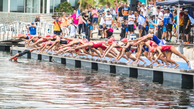 Inizio del Triathlon del Mediterraneo