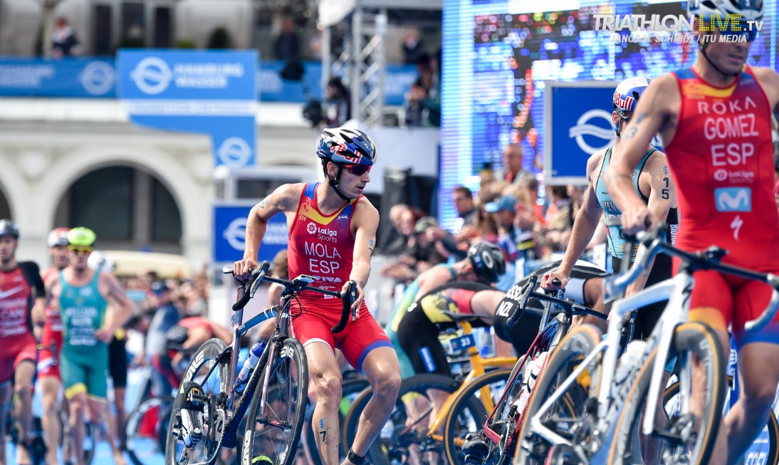 Transición de Mario Mola Y Javier Gómez Noya en las WTS Hamburgo