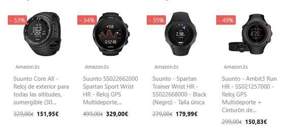 Promociones GPS Suunto AMAZON PRIME