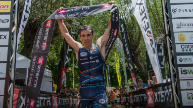 Rubén Ruzafa remportant le Scanno Xterra Italie