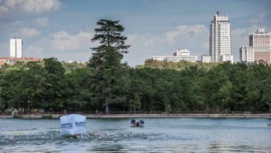 Schwimmen Subaru Triathlon Cross House Field Madrid