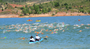 Natación en el triatlón de Palmaces