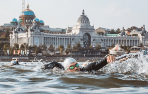 Schwimmen in Kasan, Russland