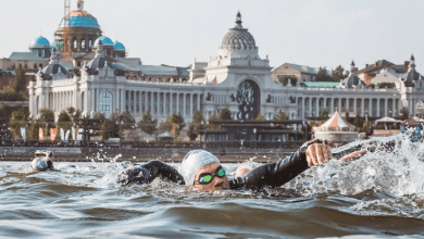 Swimming in Kazan, Russia