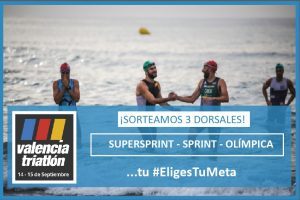 Valencia Triathlon Draw, we raffle a race number for the Olympic, Sprint and Super Sprint events