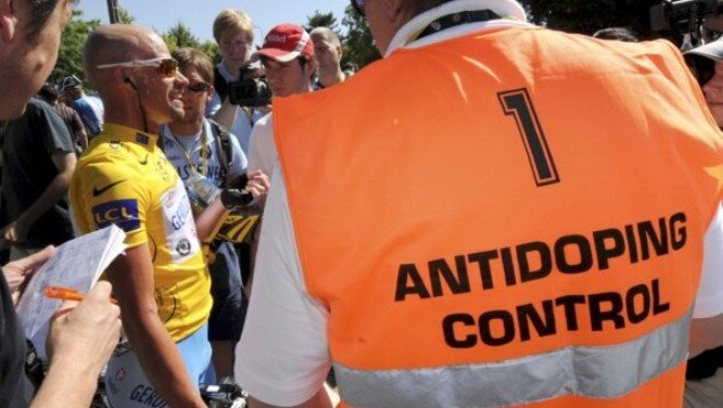 Anti-doping control in a competition