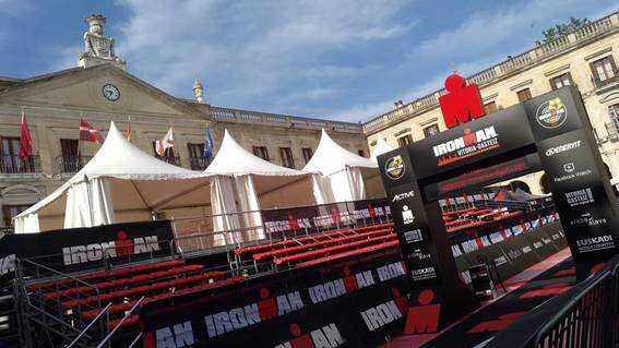 Zona arrivo IRONMAN Vitoria