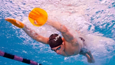 matériel de base pour la technique de natation