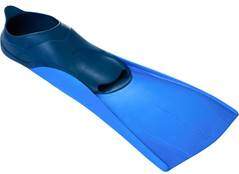 Sports Swimming Swimming - Blue trainsfins long swimming training fins for kids, men and women. NABAIJI - Swimming