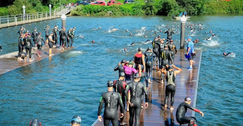 Natación embalse Trasona