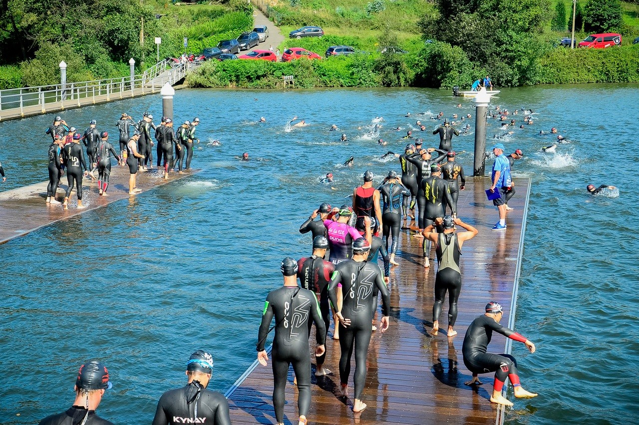 Natación embalse Trasona