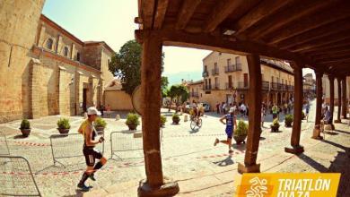 Course à pied de triathlon Riaza