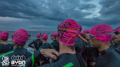 Início da natação no Triathlon Guadiana