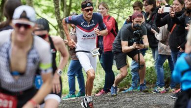 Jan Frodeno gareggia nel Triathlon dell'Allgäu