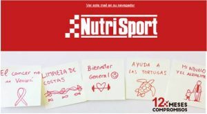 The NutriSport August 12M12C solidarity project can be chosen by you