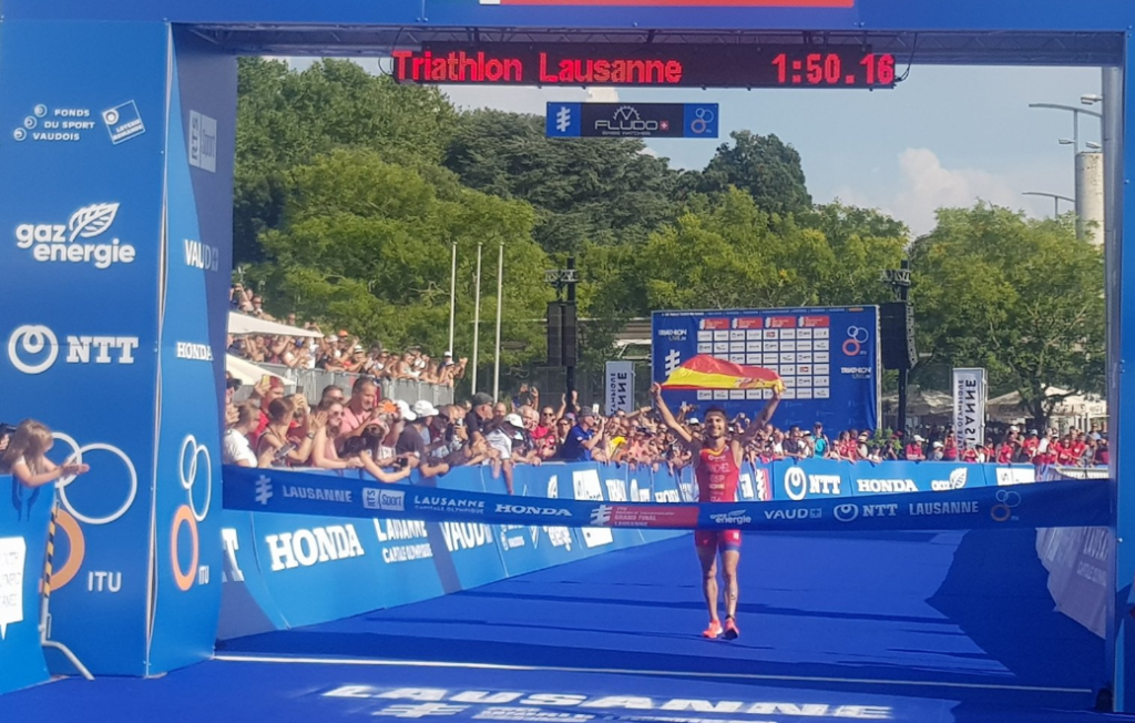 Roberto Sánchez Mantecón proclamándose Campeón del Mundo sub23