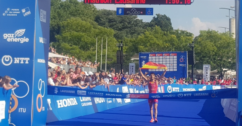 Roberto Sánchez Mantecón proclamándose Campeón del Mundo sub23