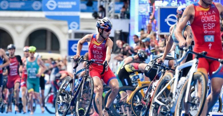 Transition of Mario Mola and Javier Gómez Noya in the WTS Edmonton