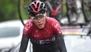 Chris Froome returns to bike training two and a half months after the operation