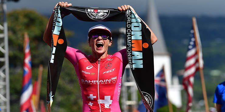 Daniela Ryf winning the IRONMAN Hawaiii