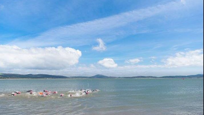 Swimming sector of Trialtona Valle del Buelna