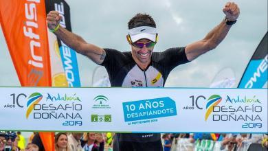 Dani Pérez ganando el Desafio Doñana 2019