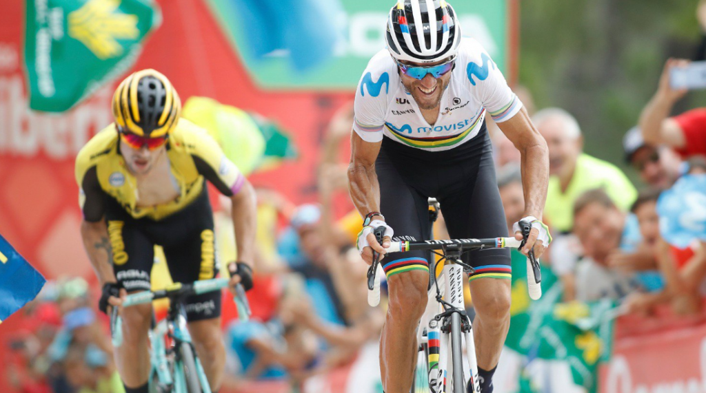 Alejandro Valverde en la vuelta a España
