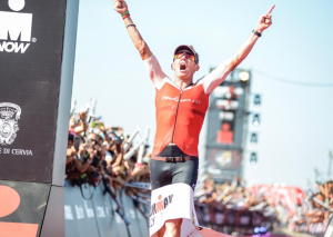 Cameron Wurf winning the IRONMAN Italy