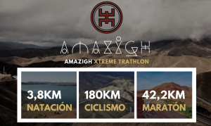 Affiche de triathlon AMAZIGH Xtreme