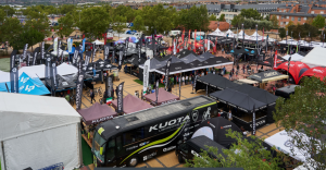 Aerial view of the Festibike 2019