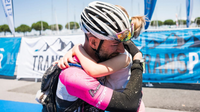 Damian y Aitanan al finalizar la Transpyr Gran Raid MTB by Tressis