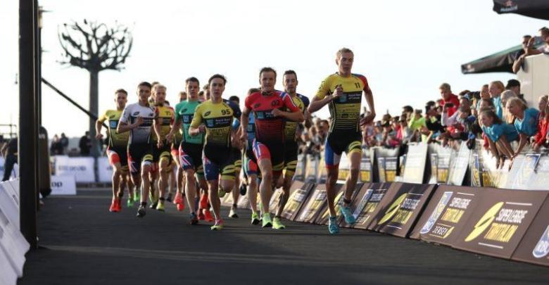 Carrera a pie Super League Triathlon