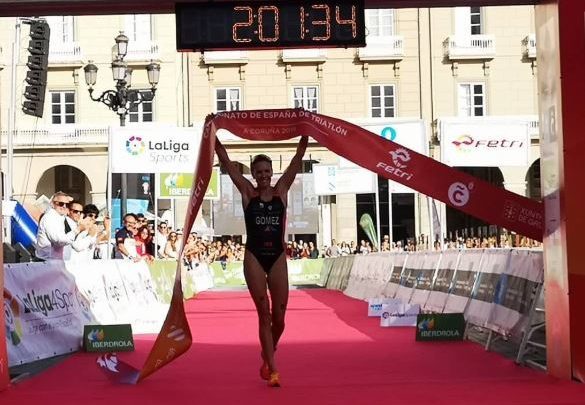 Tamara Gómez Champion d'Espagne Triathlon A Coruña