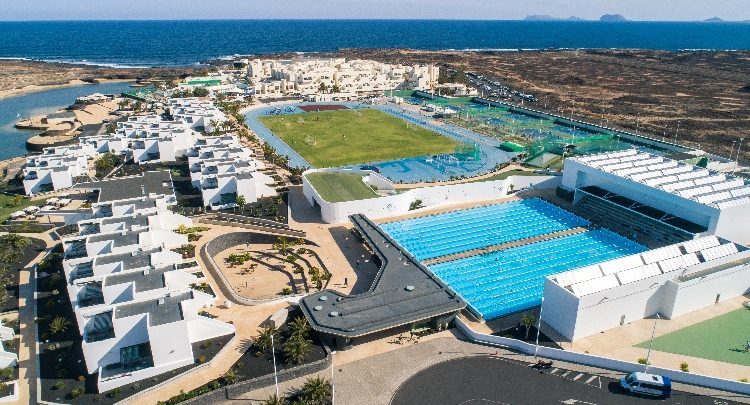 Vue panoramique de la Santa Club à Lanzarote